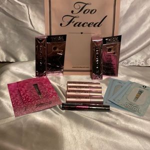 Too Faced 12 piece bundle plus bag.
